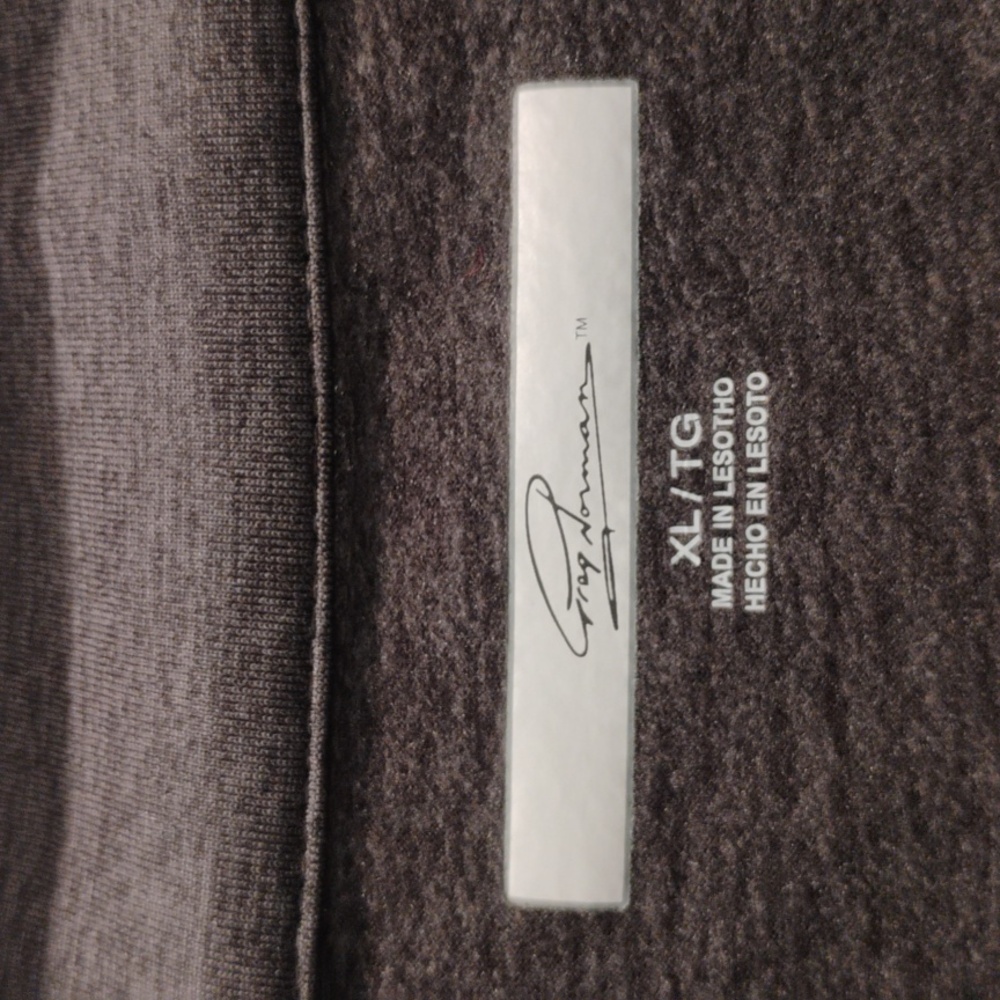 Greg Norman Collection Charcoal Pullover - Picture 2 of 4